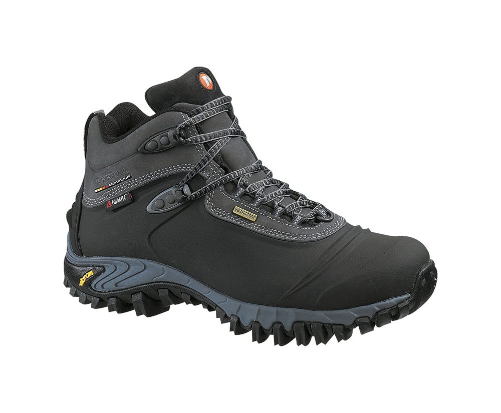 Botas Homem - Merrell Thermo 6 Waterproof Synthetic - Pretas - LFV837906